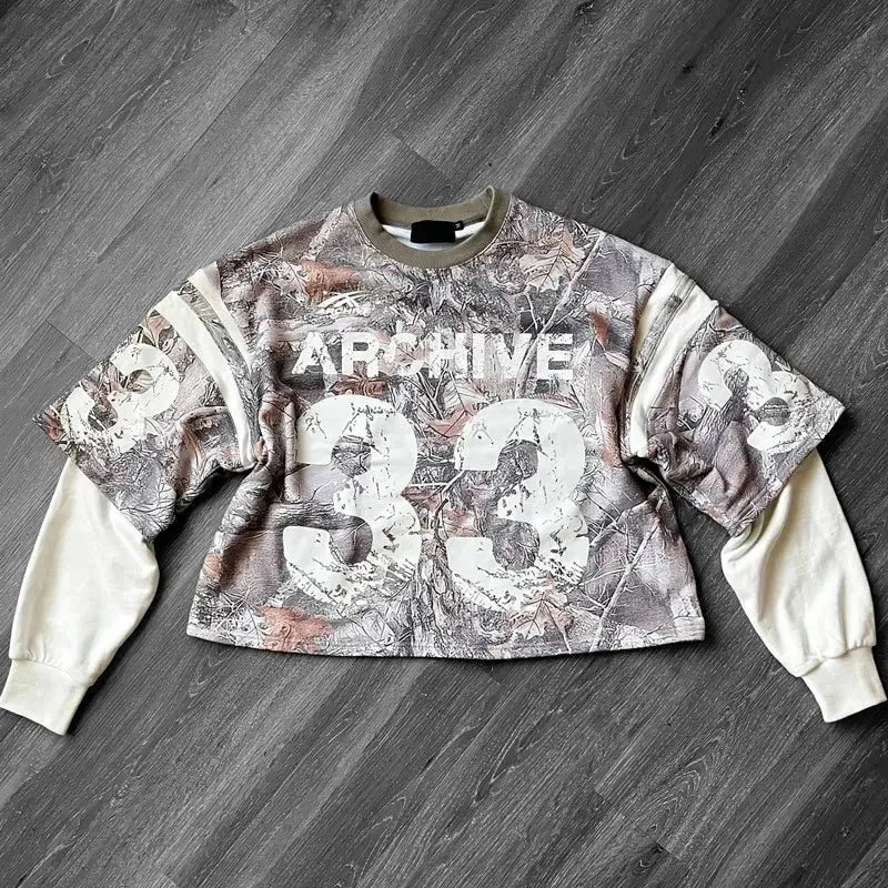 2000s Hot Summer Sports Shirt Men's Harajuku Street Oversized Pattern Shirt Sweatshirt Gothic American Couple Hoodie Clothing