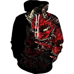 2024 Anime Hoodie 3d Japanese Samurai Sweatshirt Men/Women Fashion Black Hoodies Pullover Autumn And Winter Men's Clothing Tops