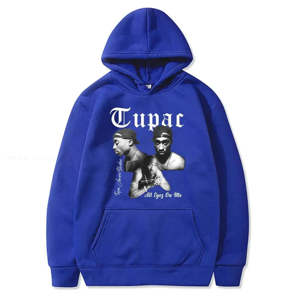 2024 new Male and female rapper 2D Tupac hooded sweatshirt fashionable streetwear Dalian hip-hop costume