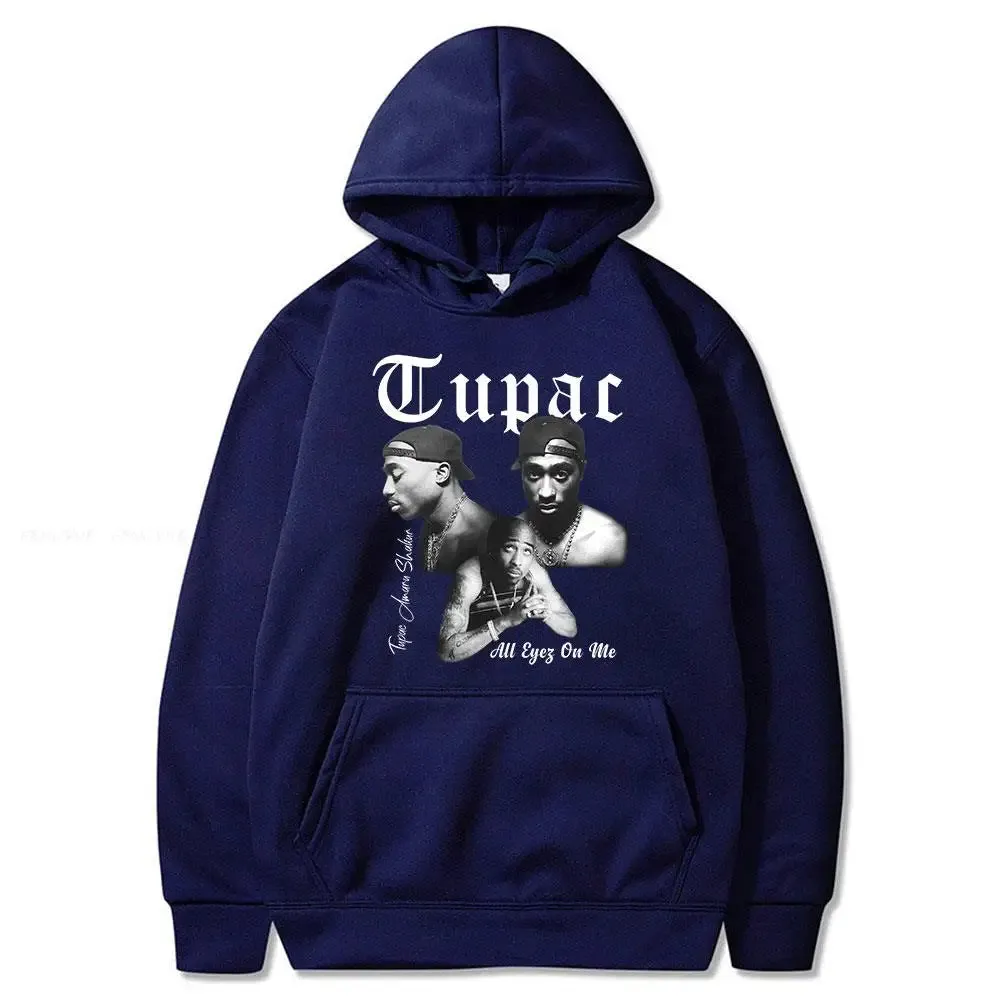 2024 new Male and female rapper 2D Tupac hooded sweatshirt fashionable streetwear Dalian hip-hop costume
