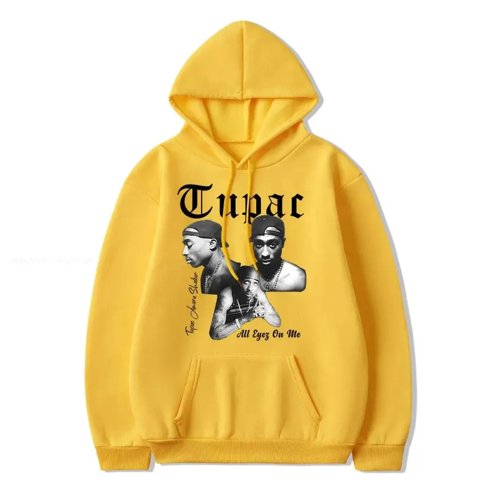 2024 new Male and female rapper 2D Tupac hooded sweatshirt fashionable streetwear Dalian hip-hop costume
