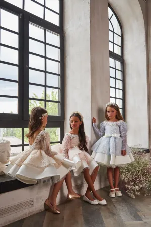 3218 Pink Sequin Sparkly Dress for Girls