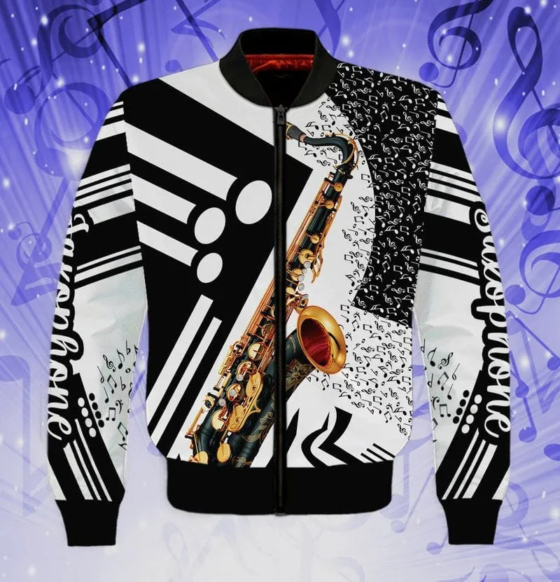 3d Full Print Saxophone 3D Hoodie Tshirt