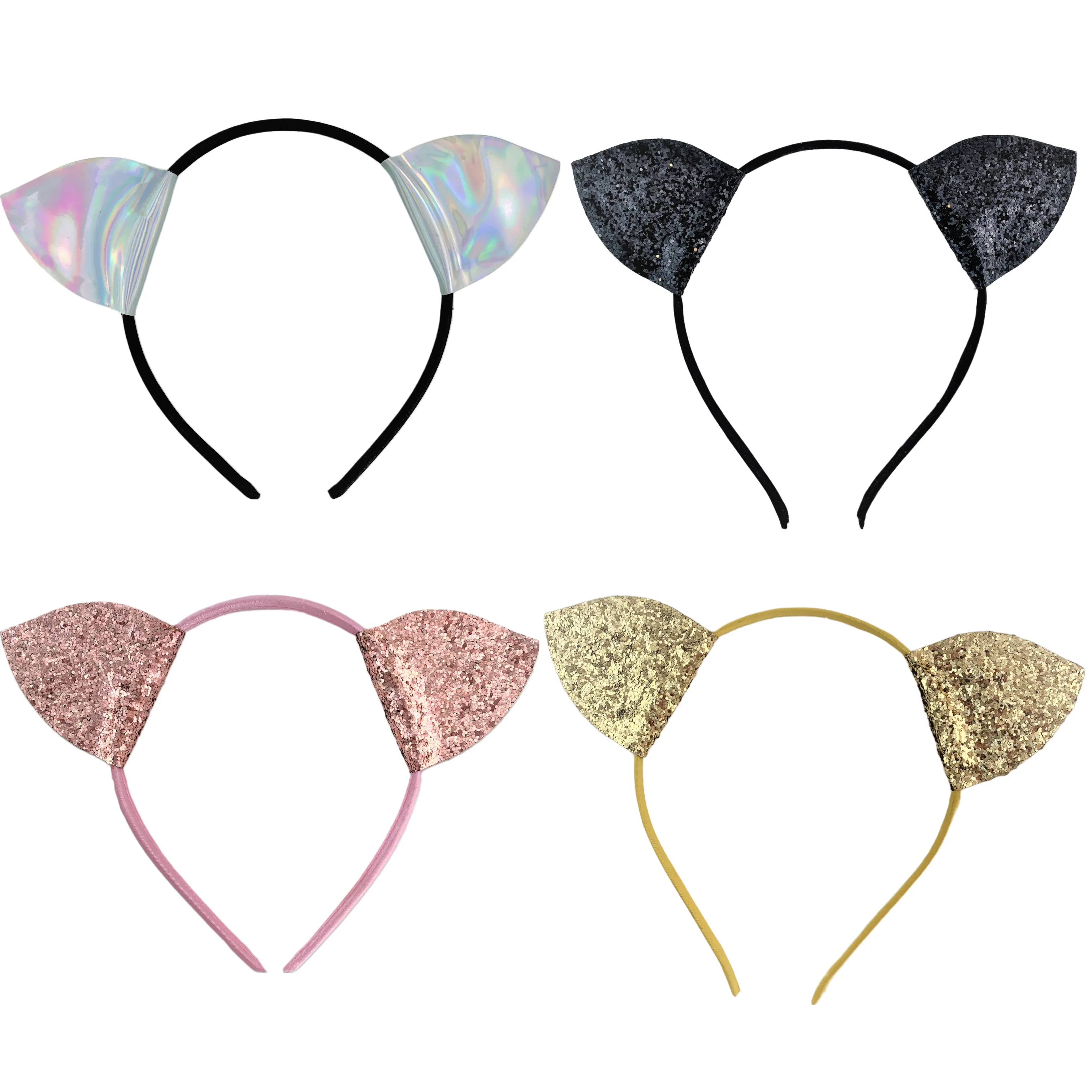 4 Pack Cat Ears, Halloween Costume Accessory, Dress Up