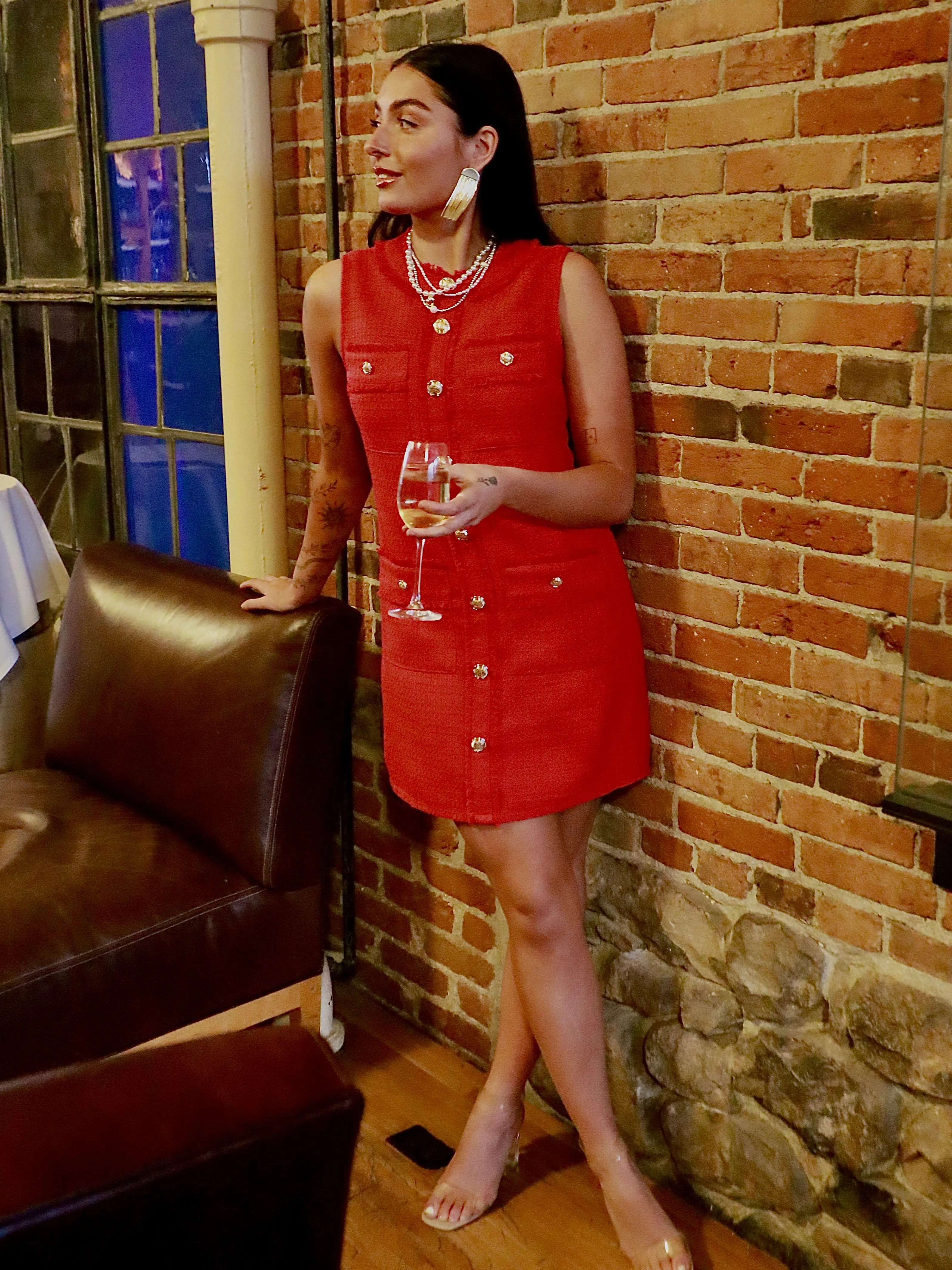 A Red Moment Dress