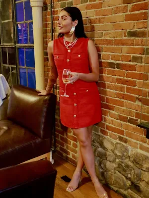 A Red Moment Dress