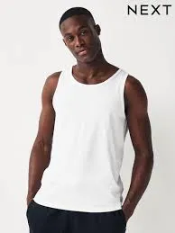 Adults Vest-White plain