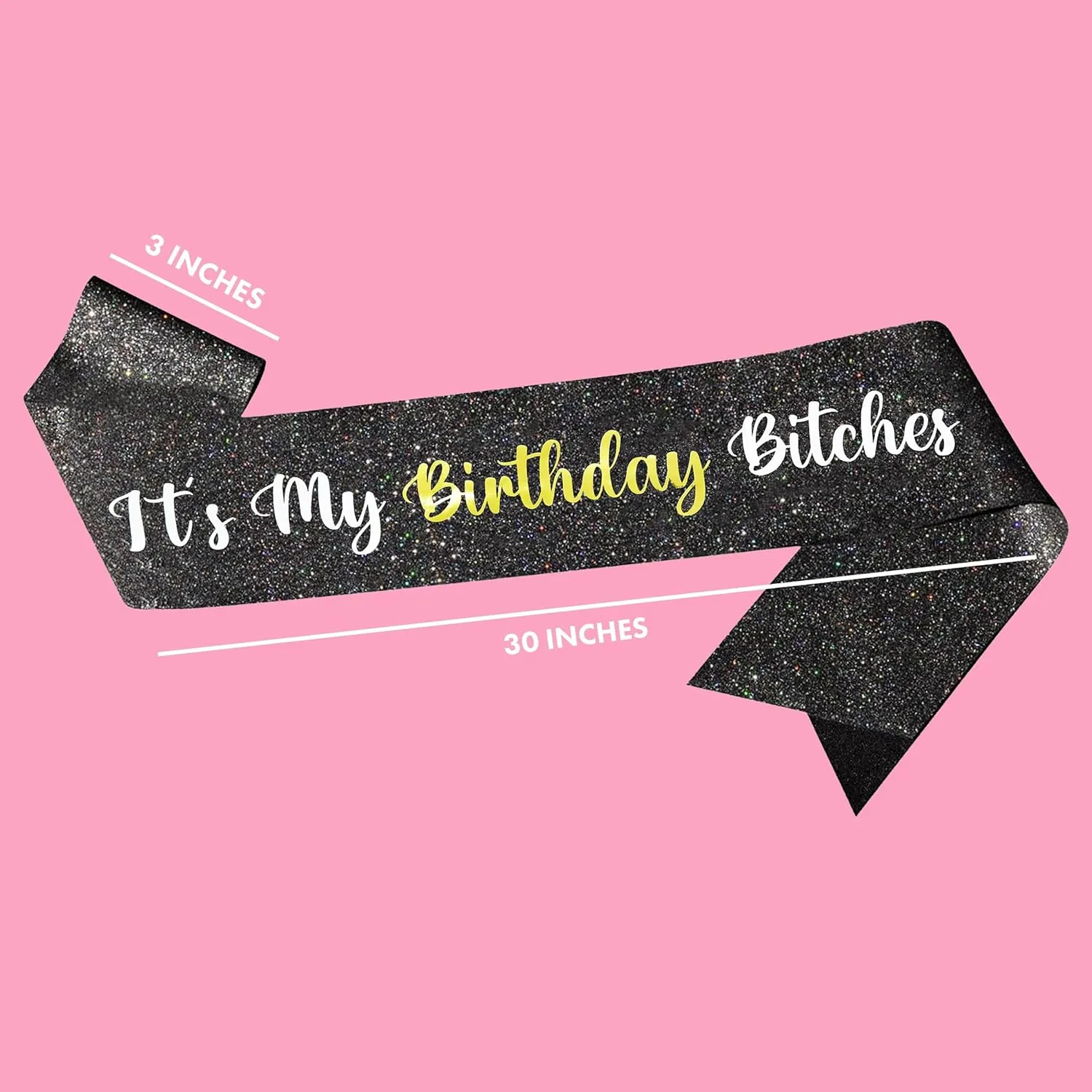 Birthday Party Celebration Sash by Funky Junque