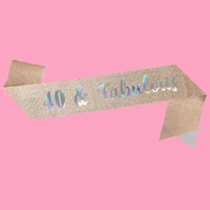 Birthday Party Celebration Sash by Funky Junque