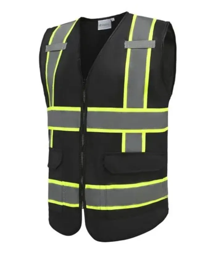Black BeSafe Safety Vests