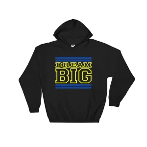 Black Royal Blue and Yellow Hooded Sweatshirt