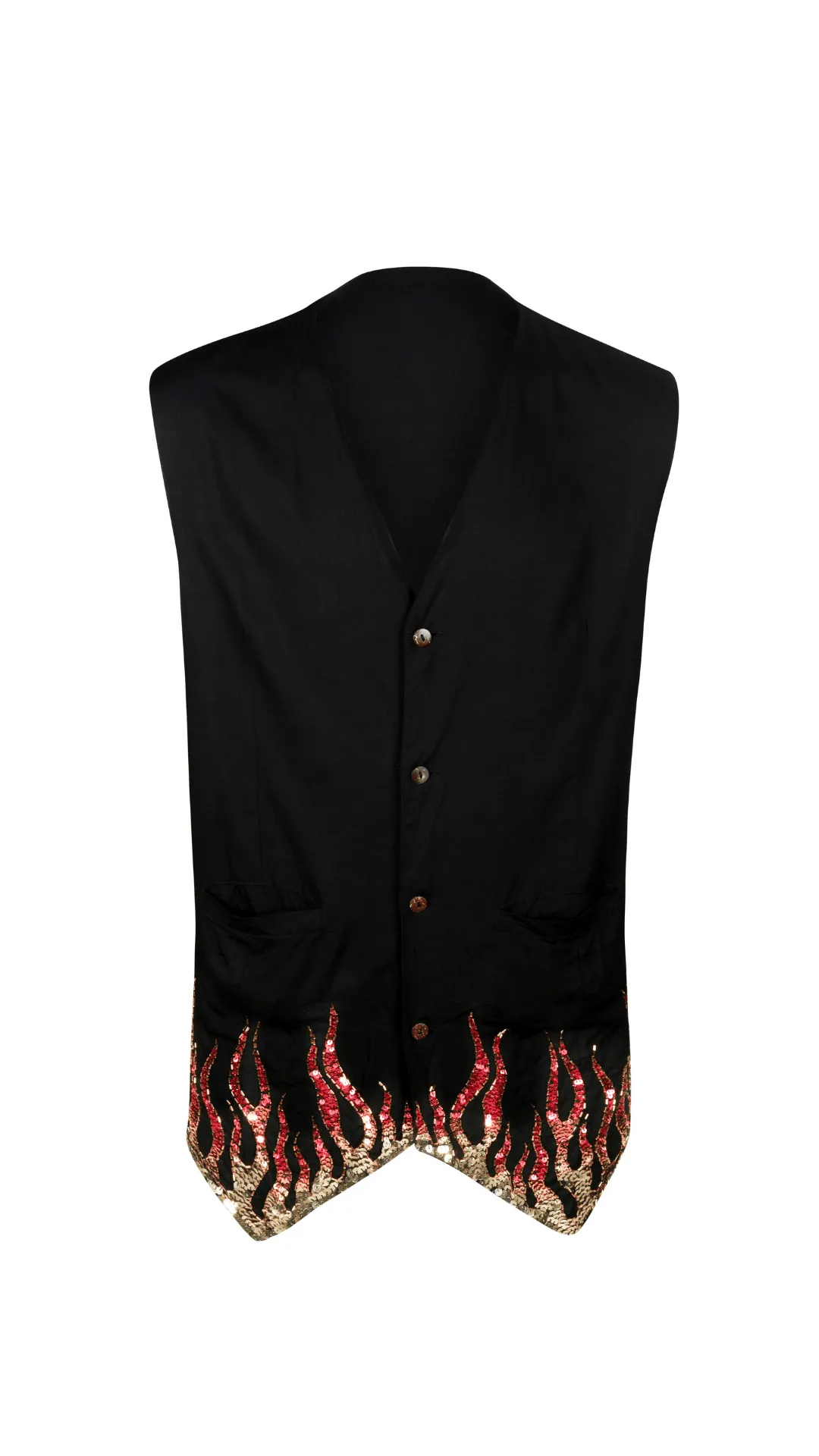 BLAZE SEQUIN SPARKLE MENS VEST