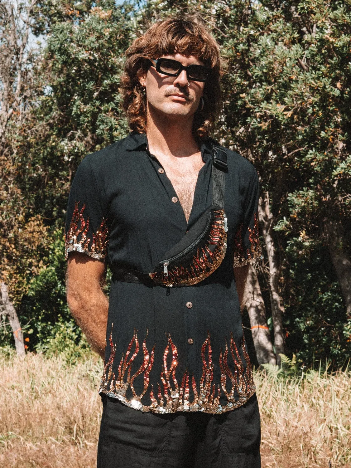 BLAZE SEQUIN SPARKLE UNISEX SHIRT