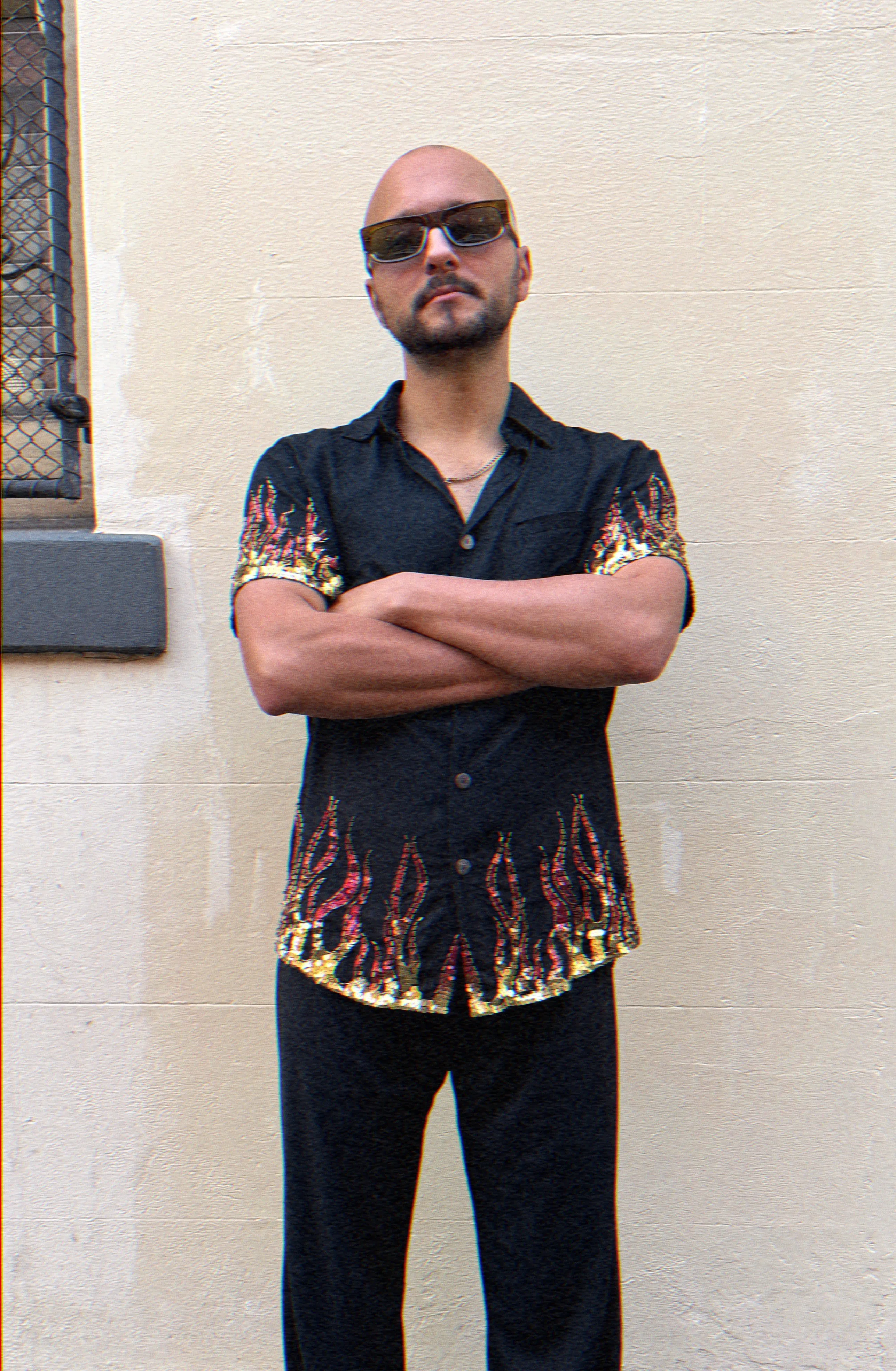 BLAZE SEQUIN SPARKLE UNISEX SHIRT