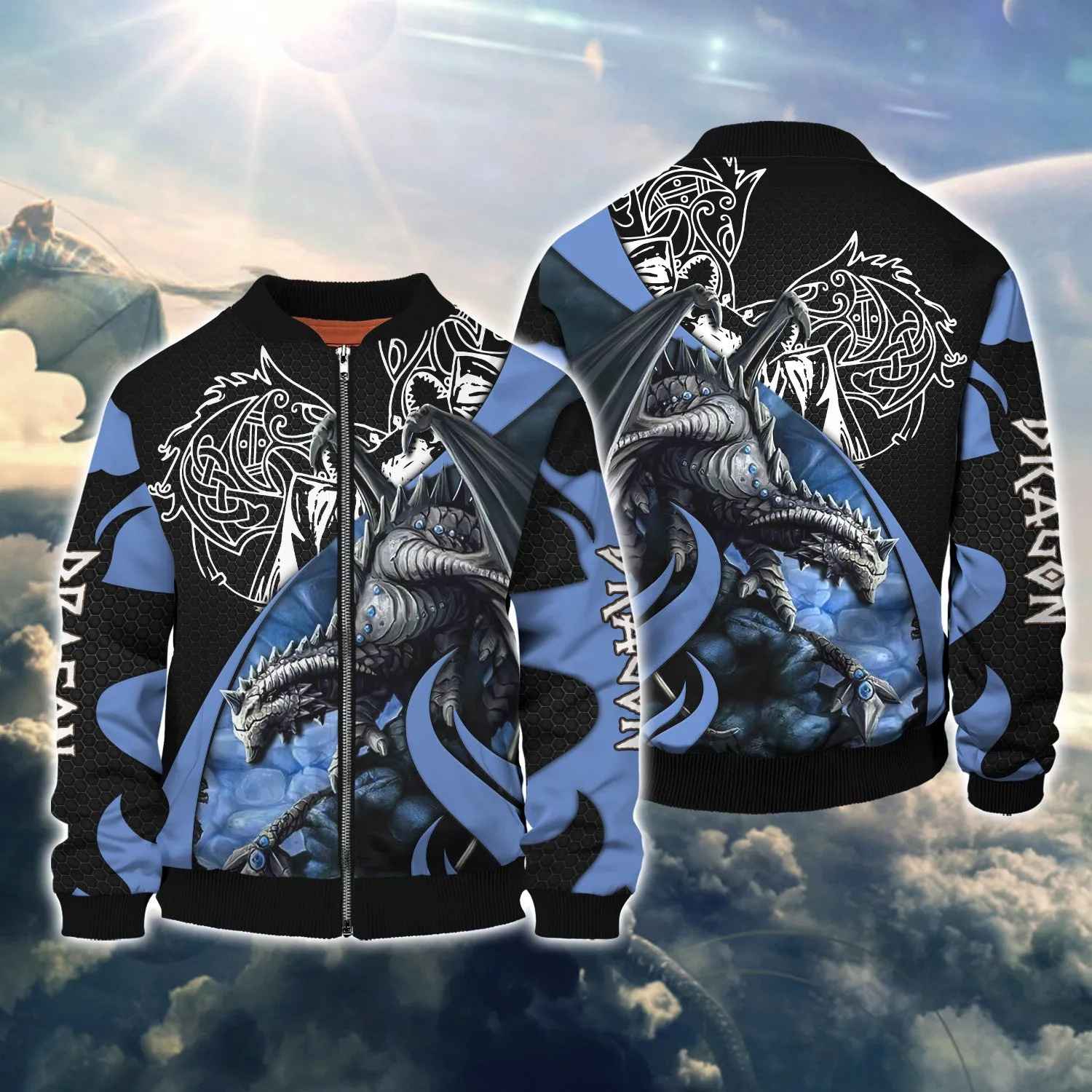 Blue Dragon Tattoo 3D Full Print Shirts