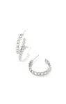 CAILIN CRYSTAL HOOP EARRINGS