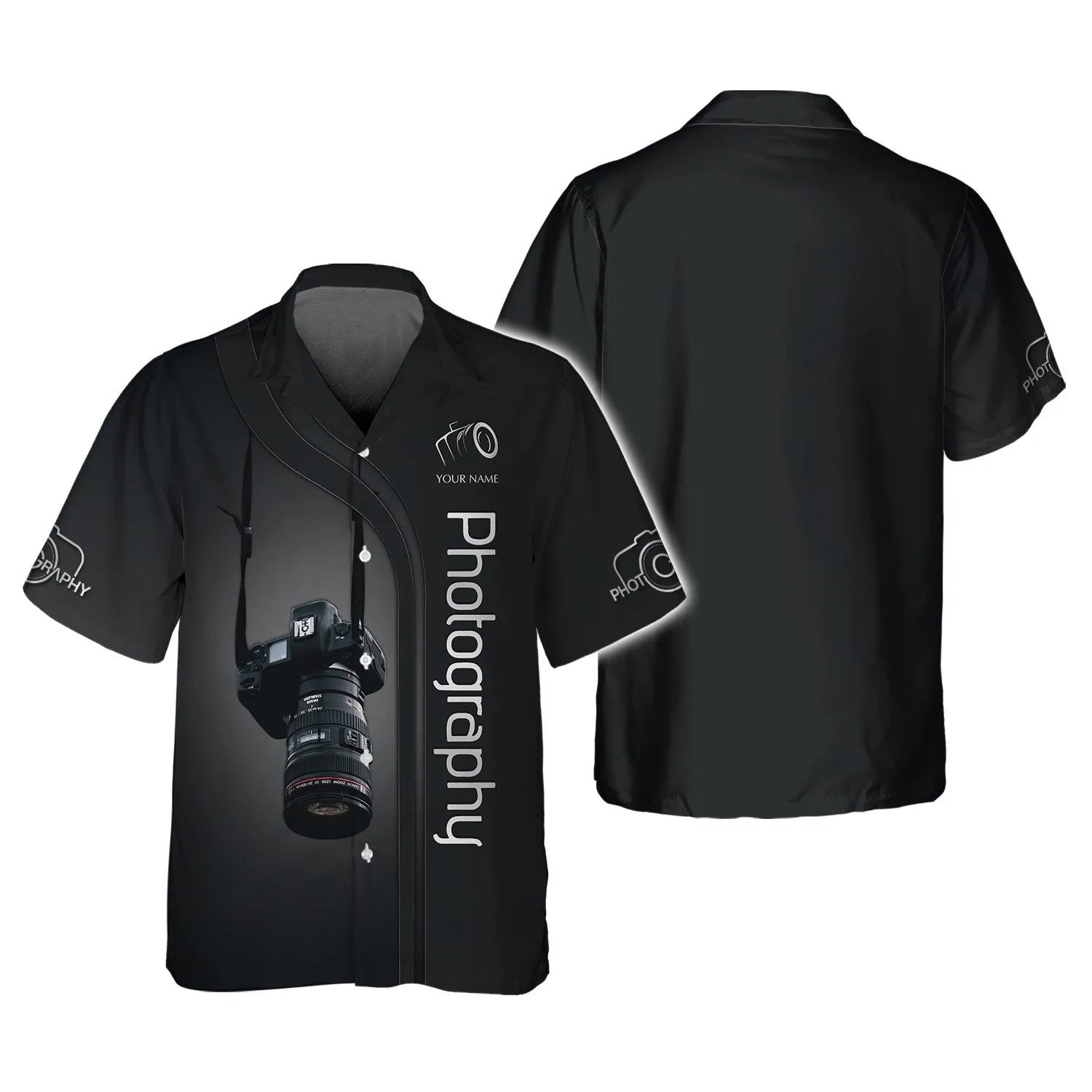 Camera 3D Shirt Photography Tshirt Custom Photographer Shirts