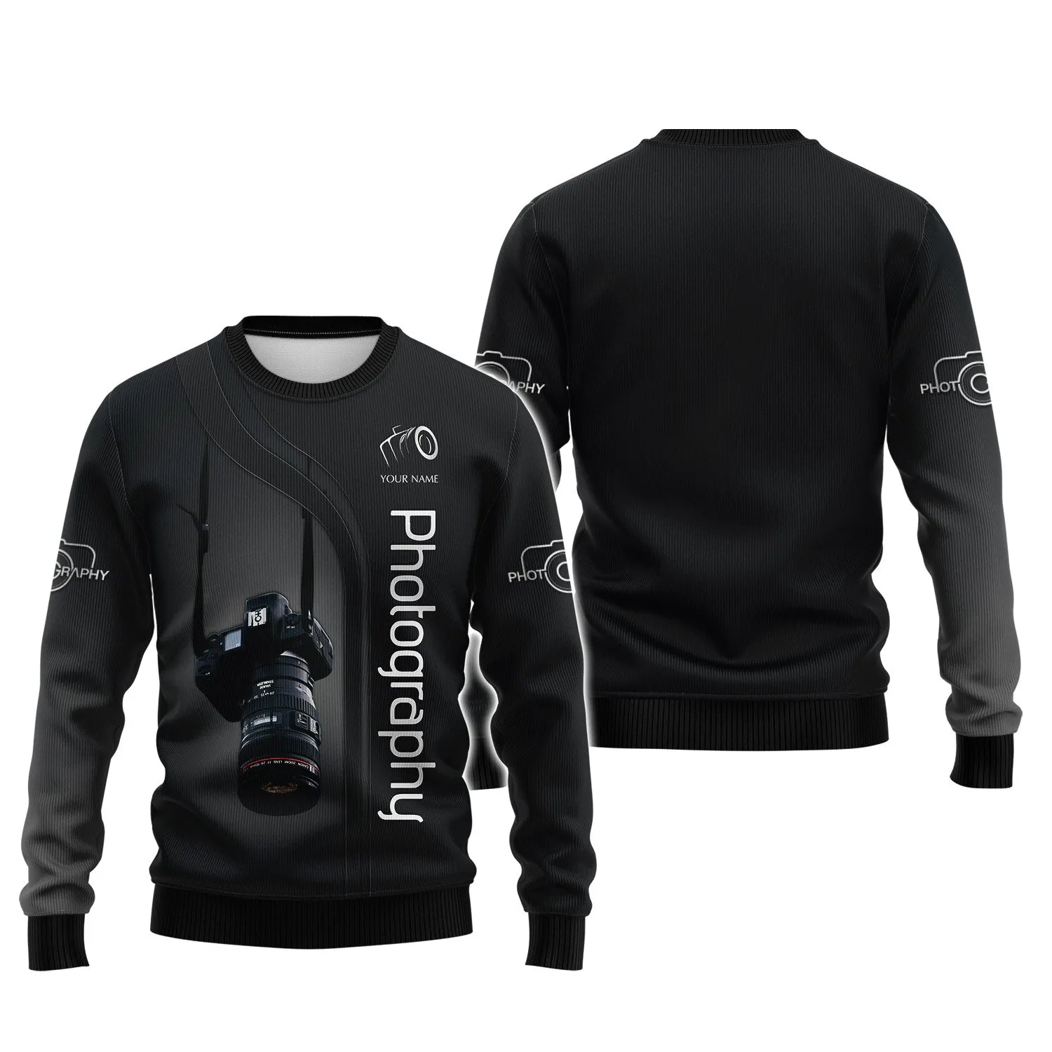 Camera 3D Shirt Photography Tshirt Custom Photographer Shirts