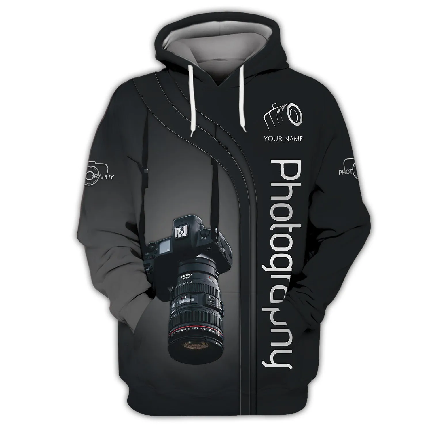Camera 3D Shirt Photography Tshirt Custom Photographer Shirts