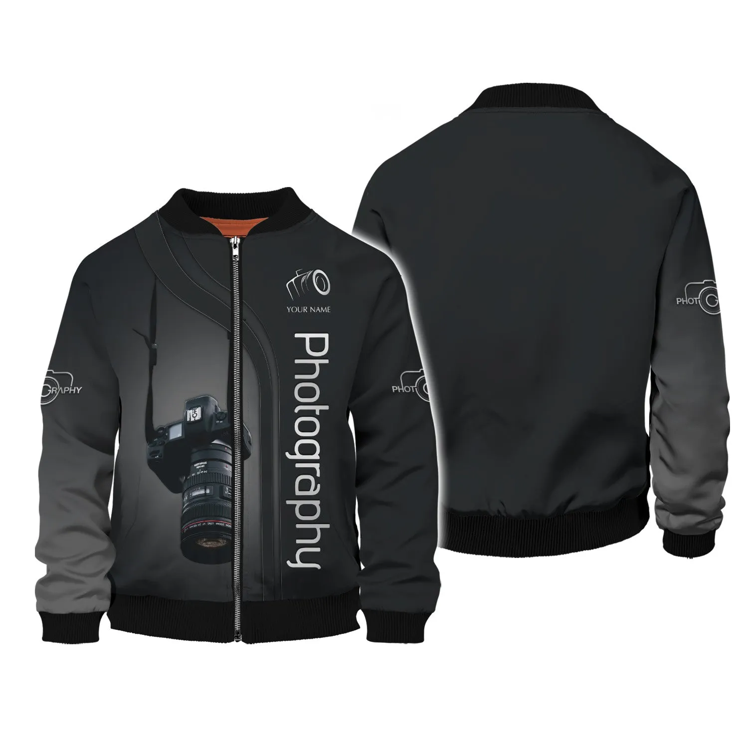 Camera 3D Shirt Photography Tshirt Custom Photographer Shirts