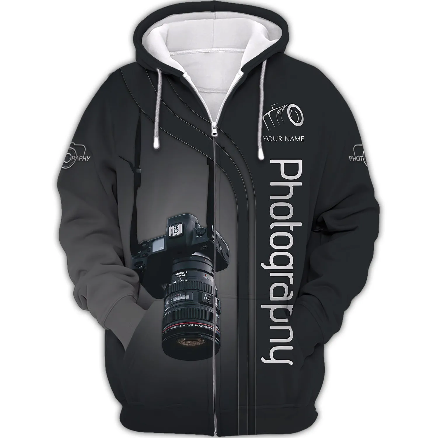 Camera 3D Shirt Photography Tshirt Custom Photographer Shirts
