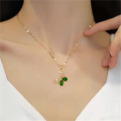 Chic Colorful Butterfly Pendant Necklace