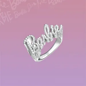 Chic CZ Inlaid Barbie Ring