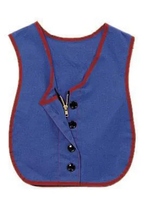 Children's Factory Manual Dexterity Vest, Button Zipper Vest