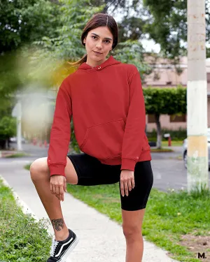 Classy plain Red hoodies