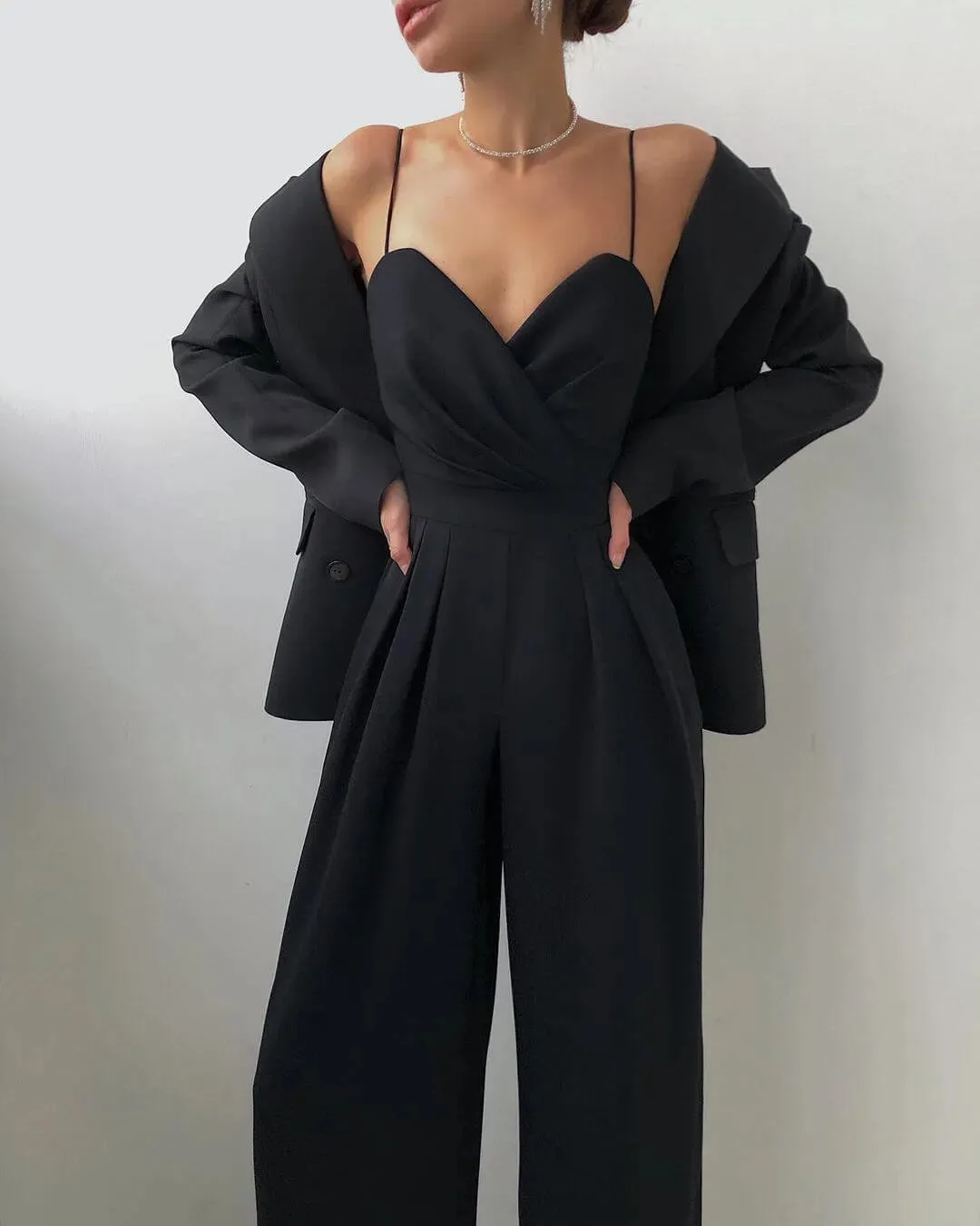 Classy Sling Waist Jumpsuit