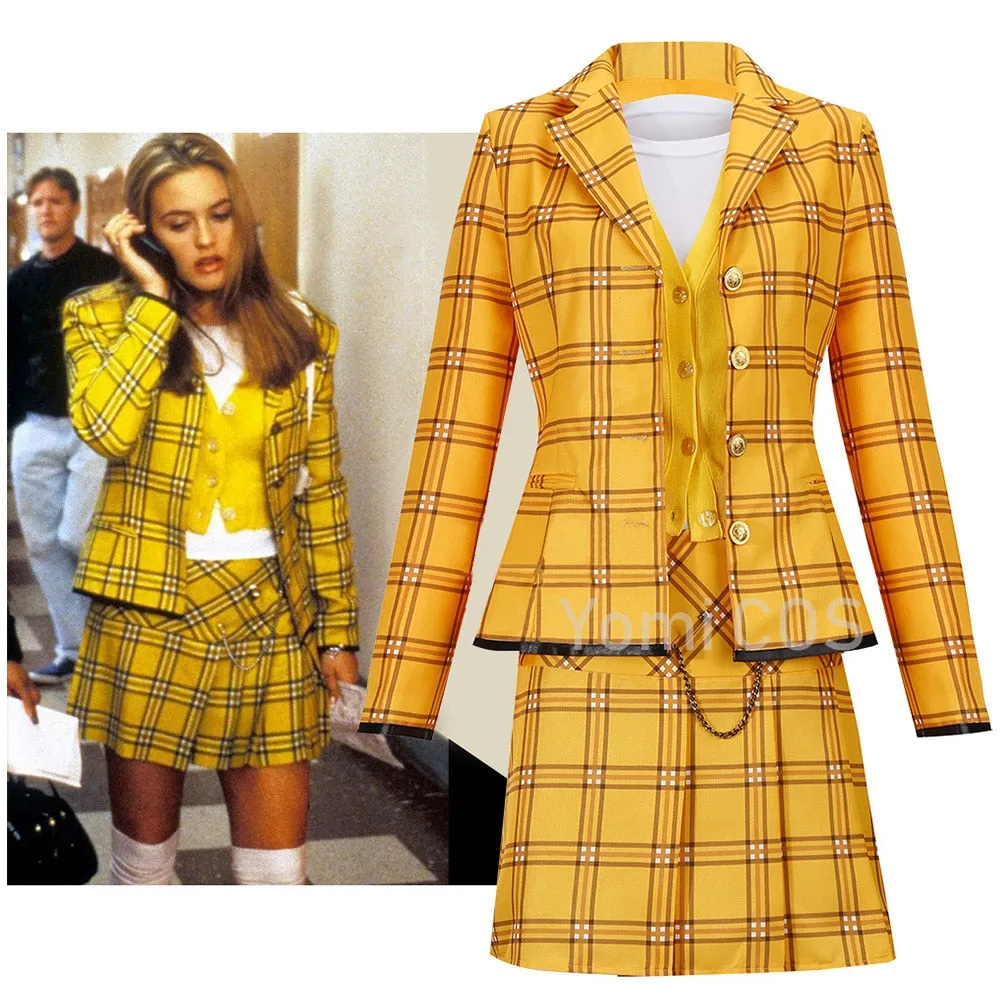 Clueless Cher Halloween Cosplay Costume Woman