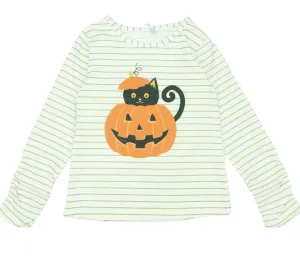 CR Kids Halloween Cat Graphic Tee