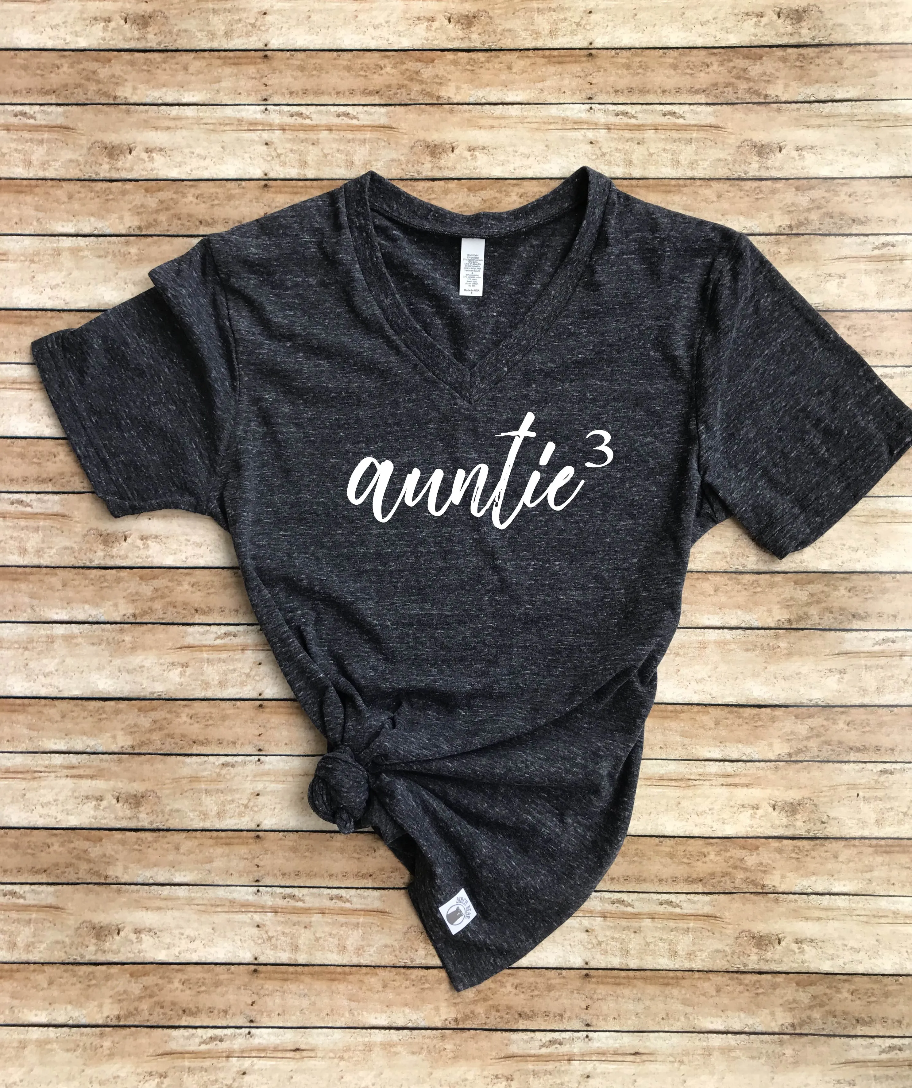 Custom Auntie Shirt - Auntie Cubed Shirt