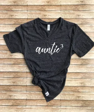 Custom Auntie Shirt - Auntie Cubed Shirt