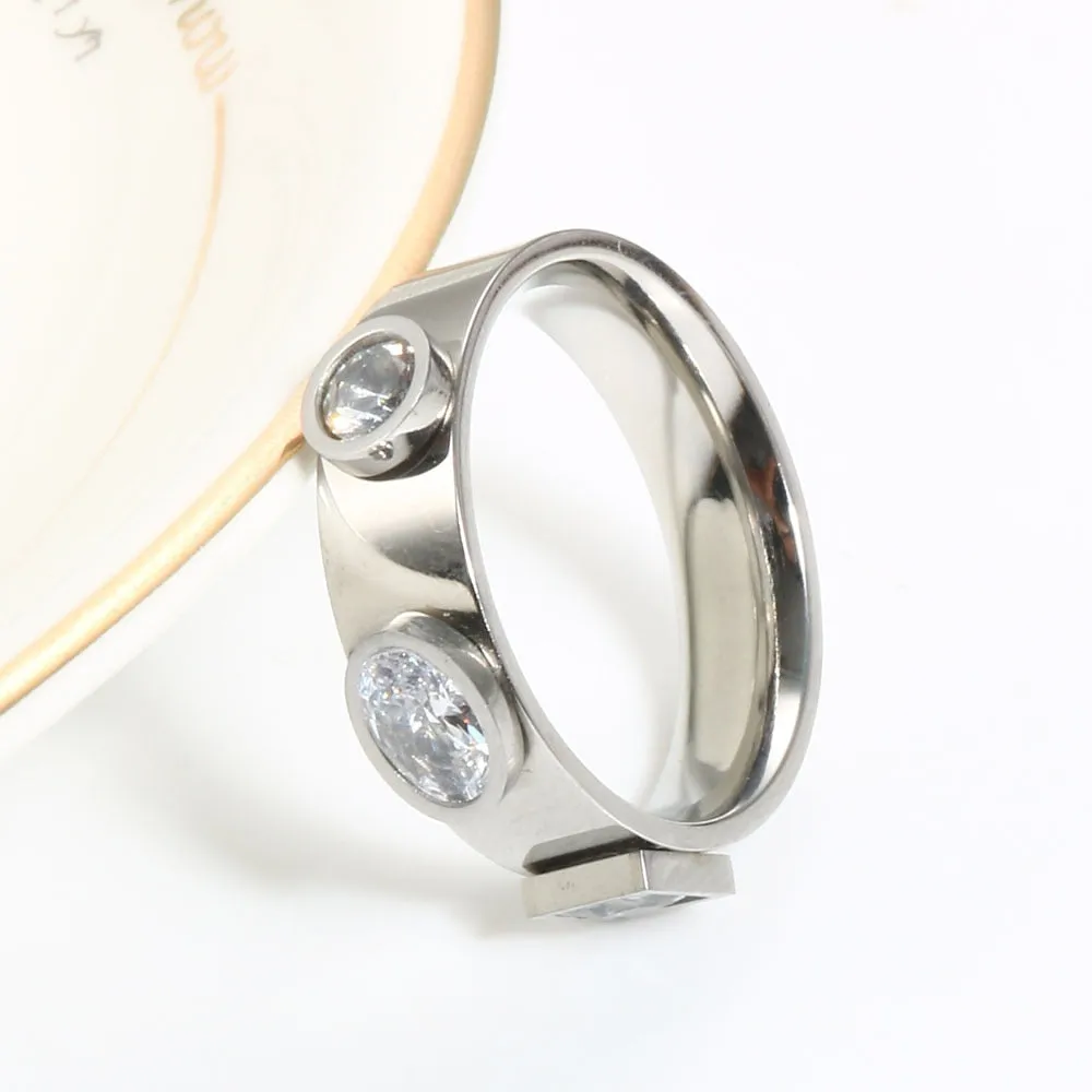 CZ Stone Gold Ring