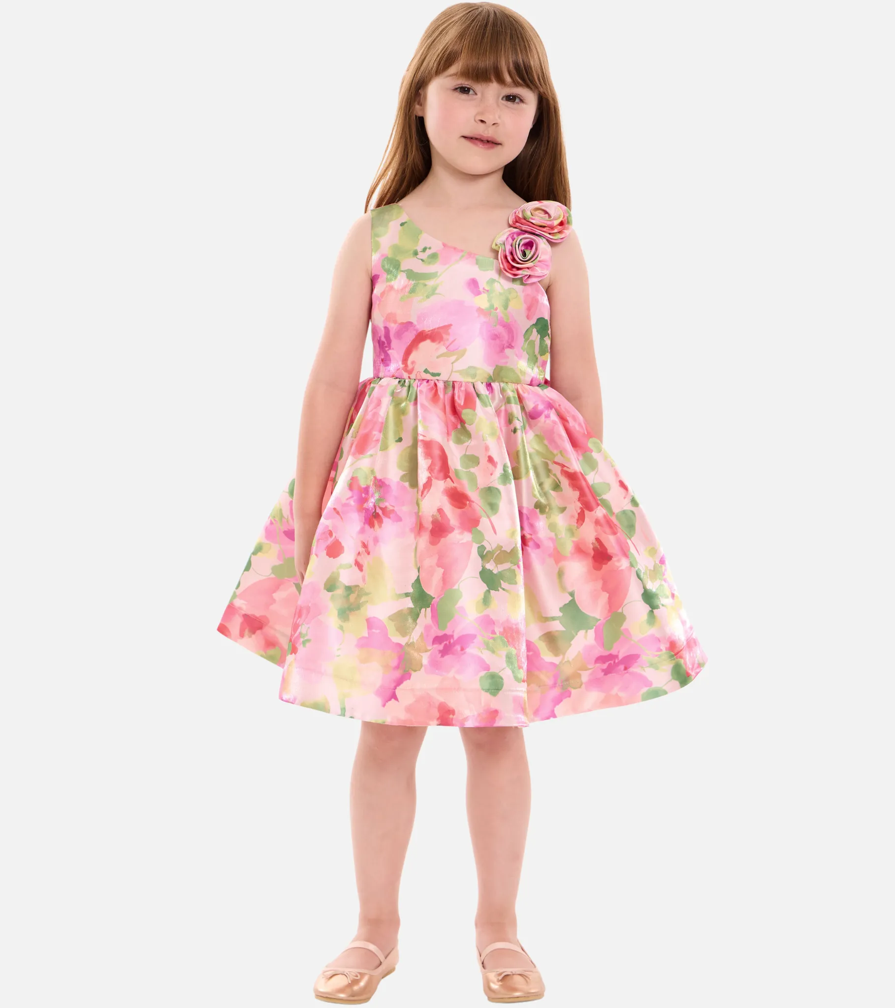 Dahlia Rosette Party Dress