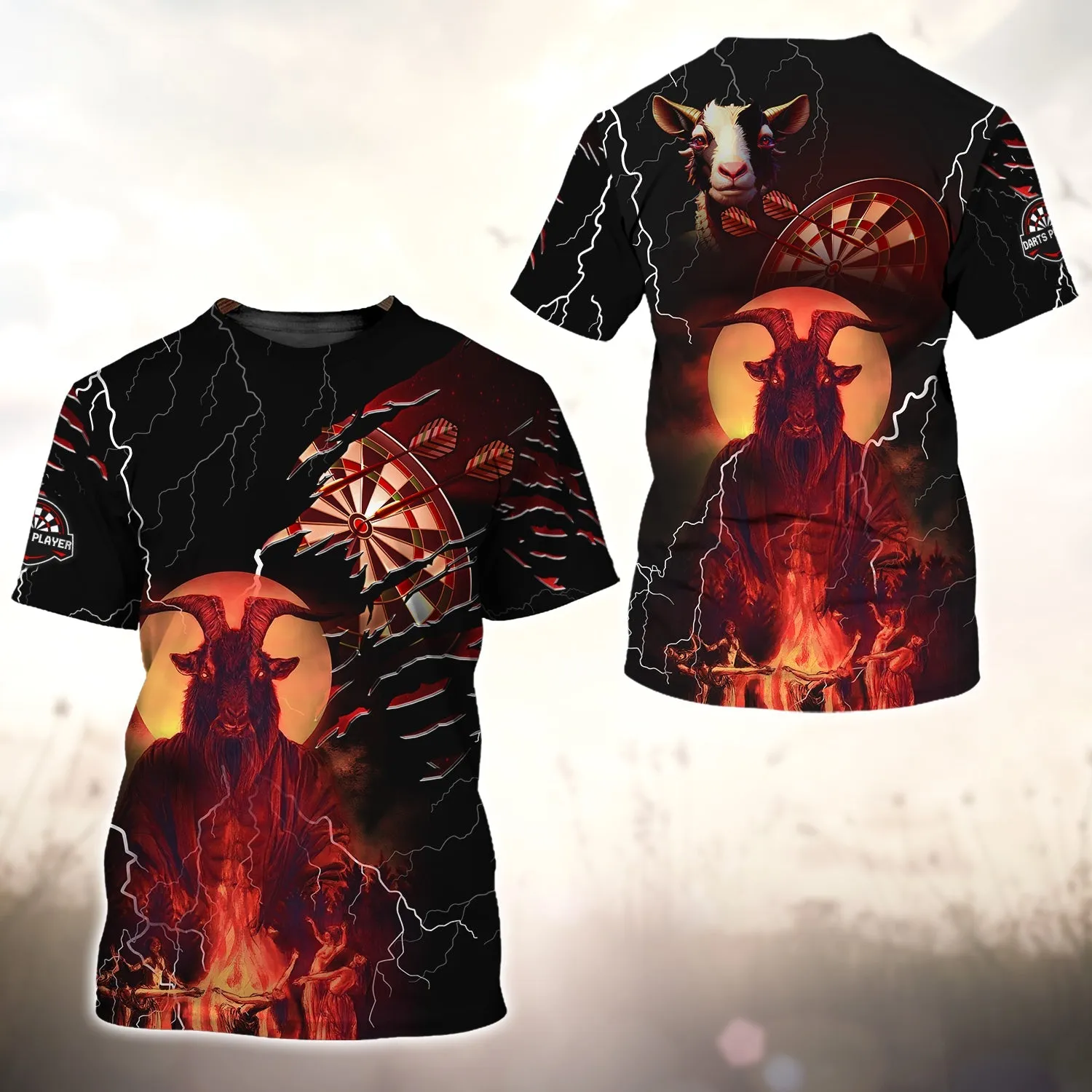 Dart Goat Viking 3D Shirts