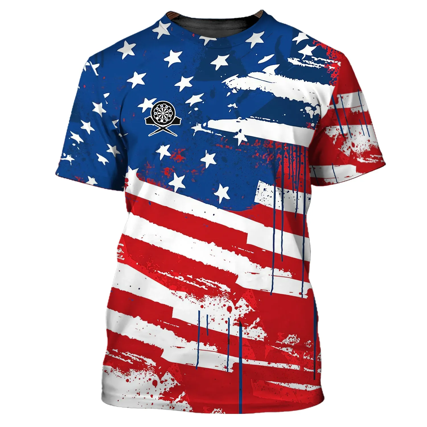 Darts Skeleton USA 3D Printed Shirts