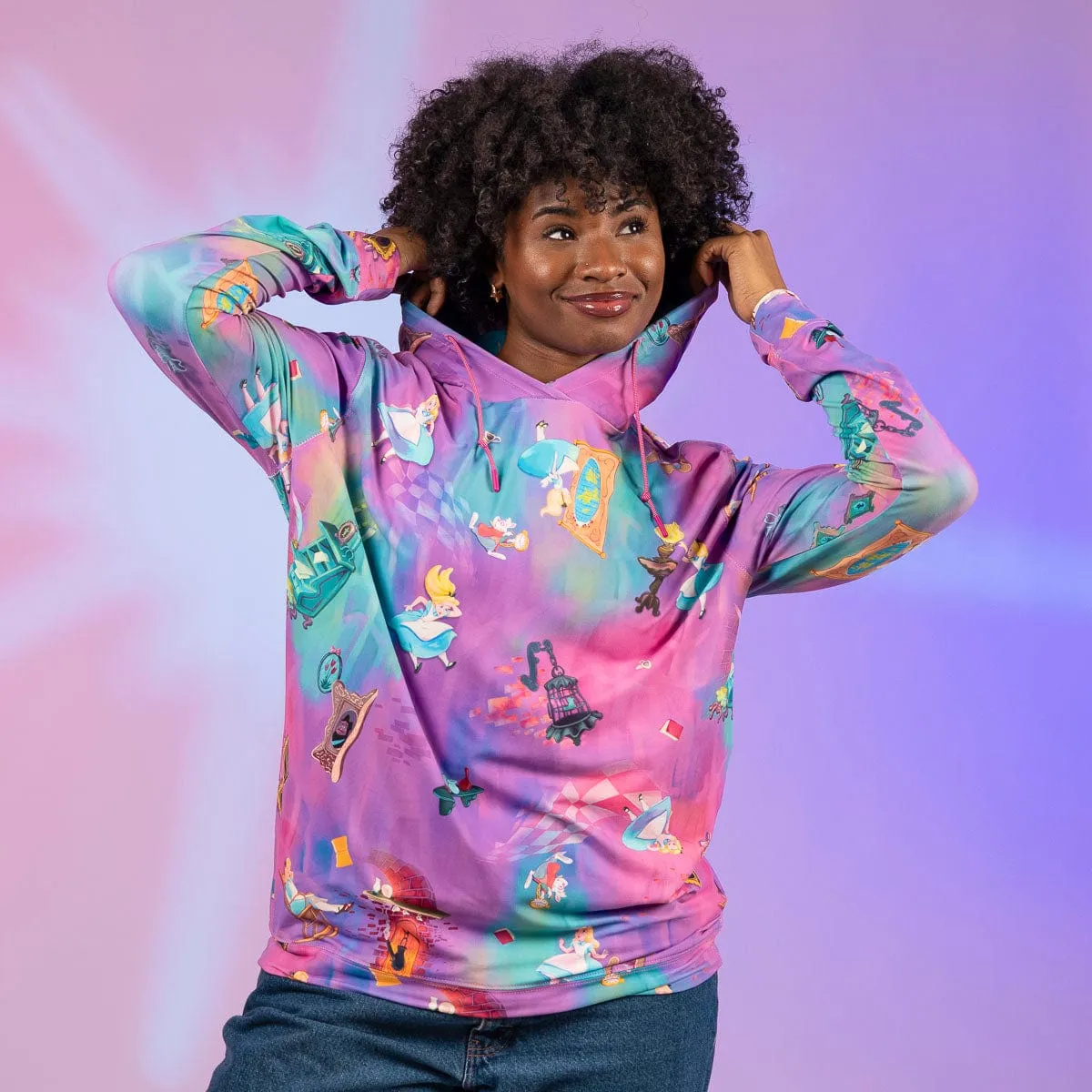 Disney's Alice in Wonderland "Down the Rabbit Hole" – Performance Hoodie