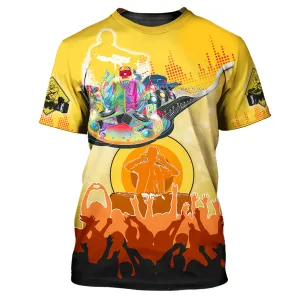 DJ Music Lover Yellow Tshirt