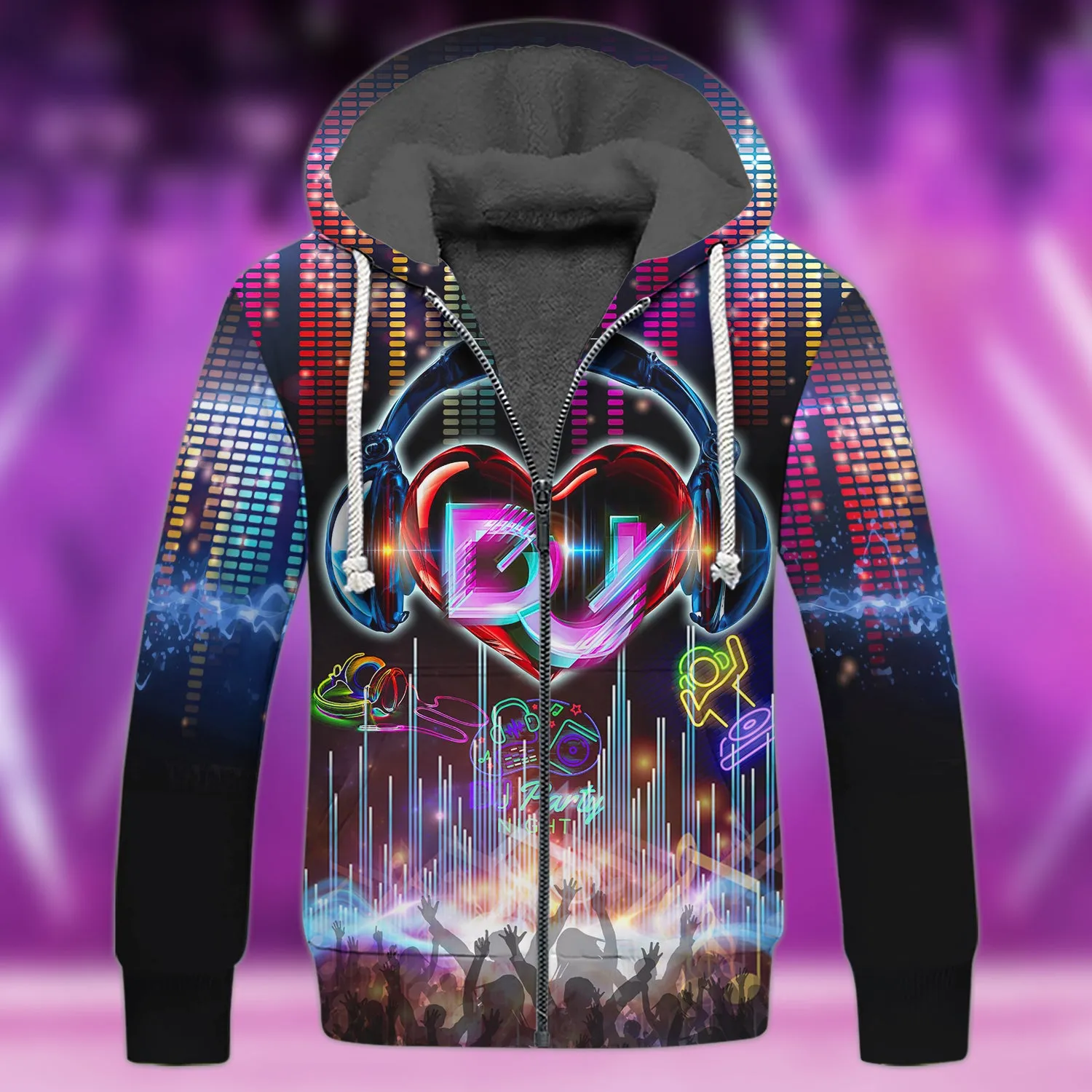 Dj, Neon, 3D Full Print 01