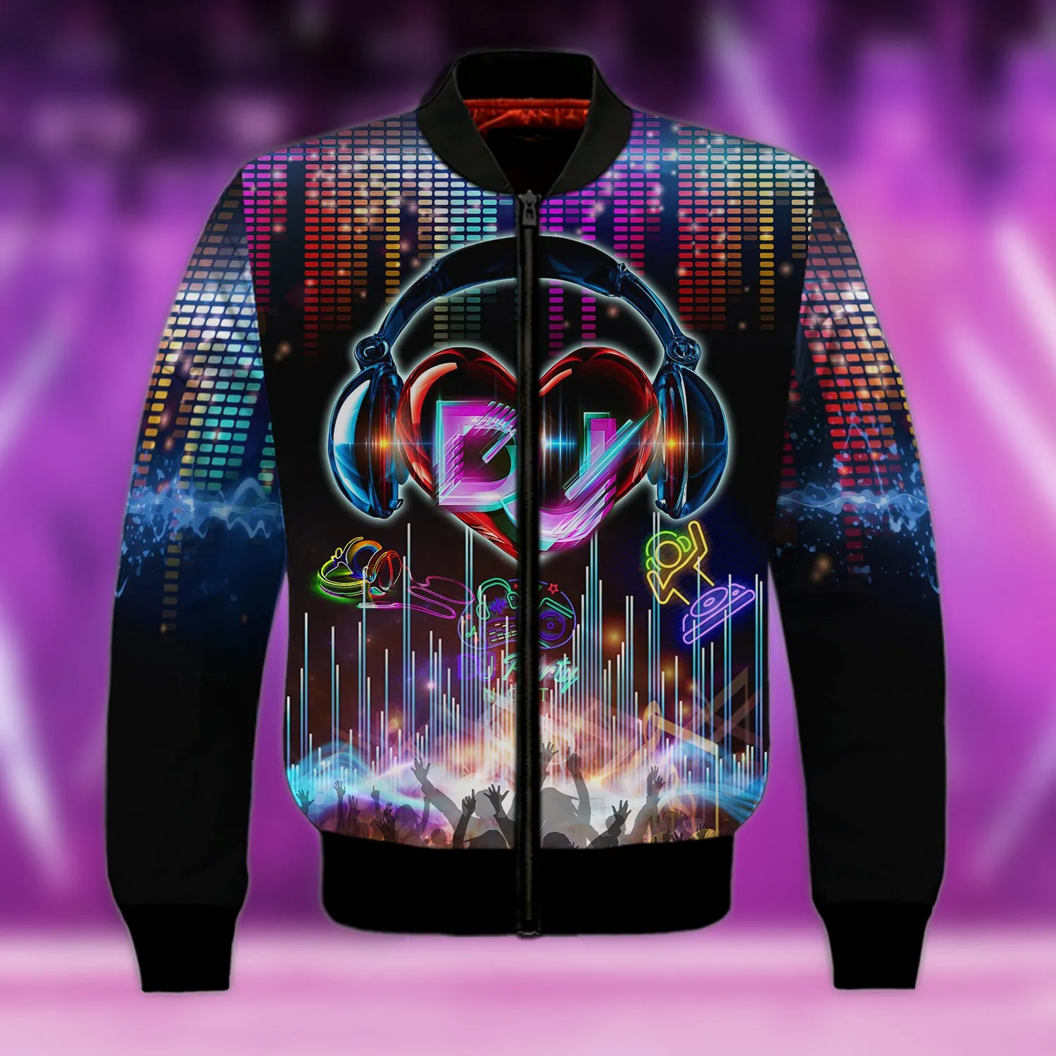 Dj, Neon, 3D Full Print 01
