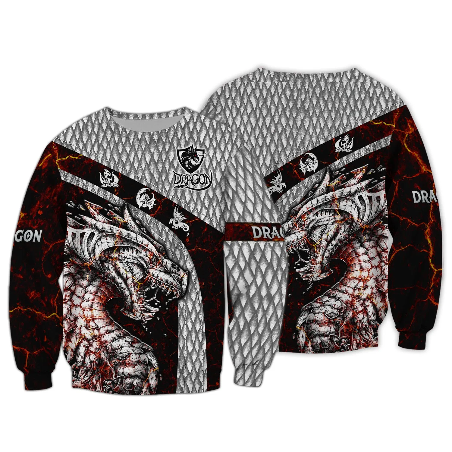 Dragon 3D Hoodie All Over Printed - Dragon Tattoo Jacket 3D print for Woman
