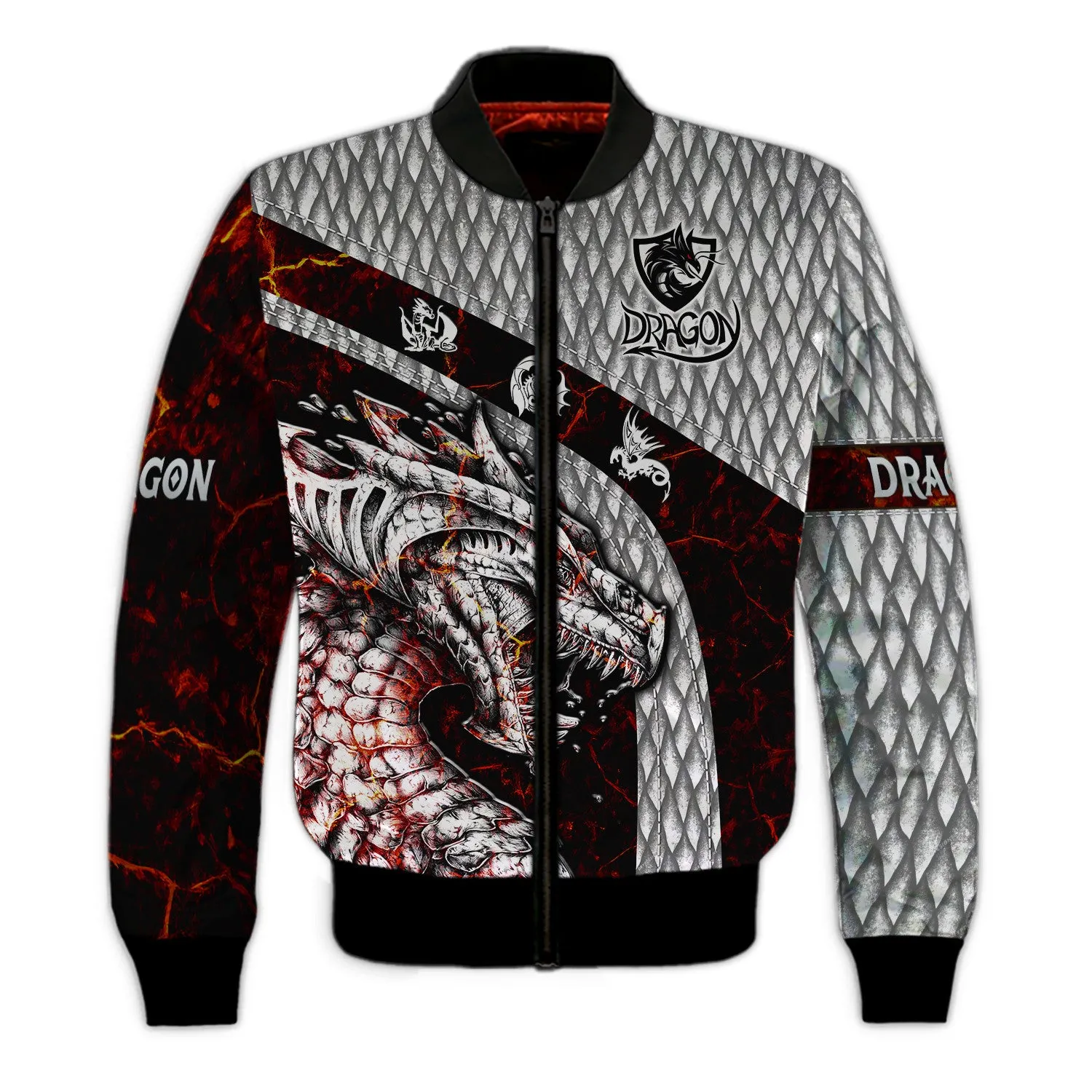 Dragon 3D Hoodie All Over Printed - Dragon Tattoo Jacket 3D print for Woman