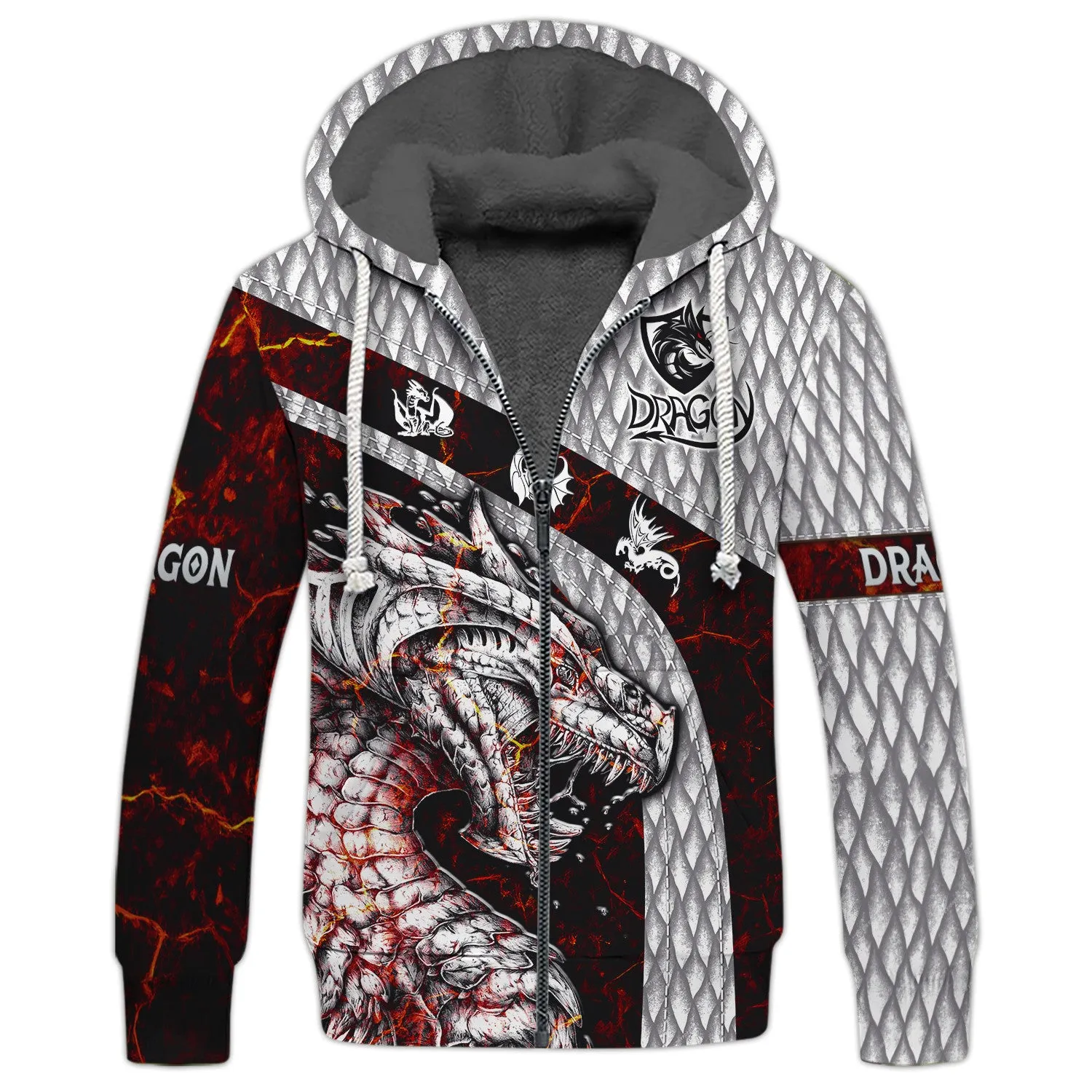 Dragon 3D Hoodie All Over Printed - Dragon Tattoo Jacket 3D print for Woman