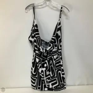 Dress Party Short By Pretty Little Thing In Black & White, Size: 22