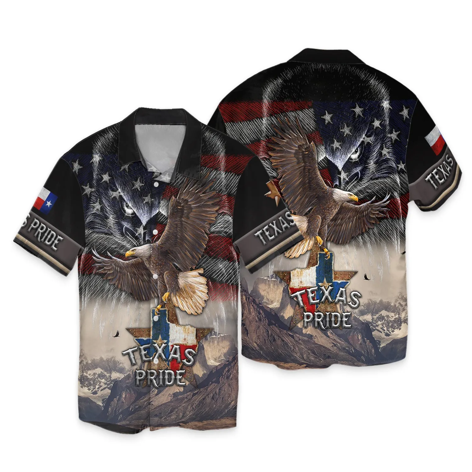 Eagle Texas, Texas Pride, 3D Full Print