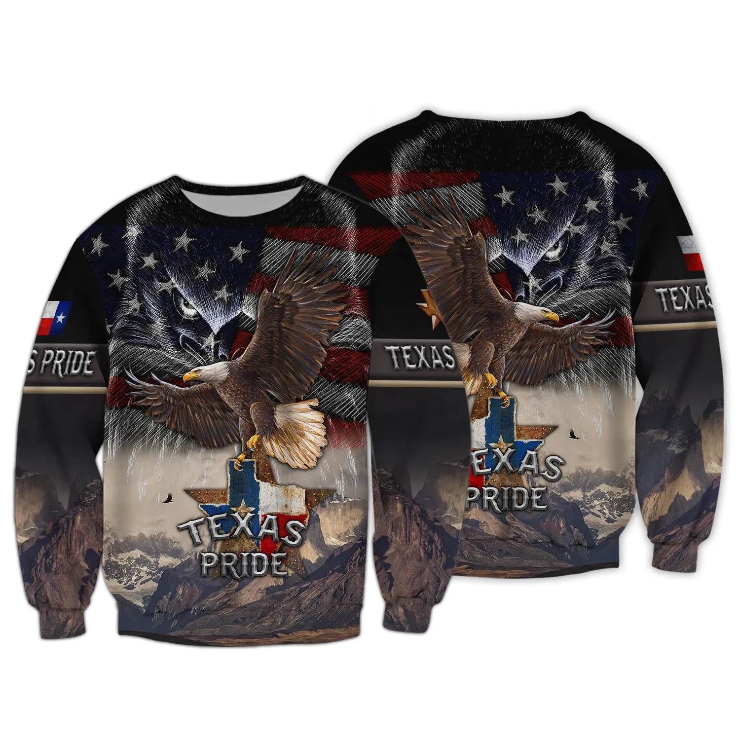 Eagle Texas, Texas Pride, 3D Full Print