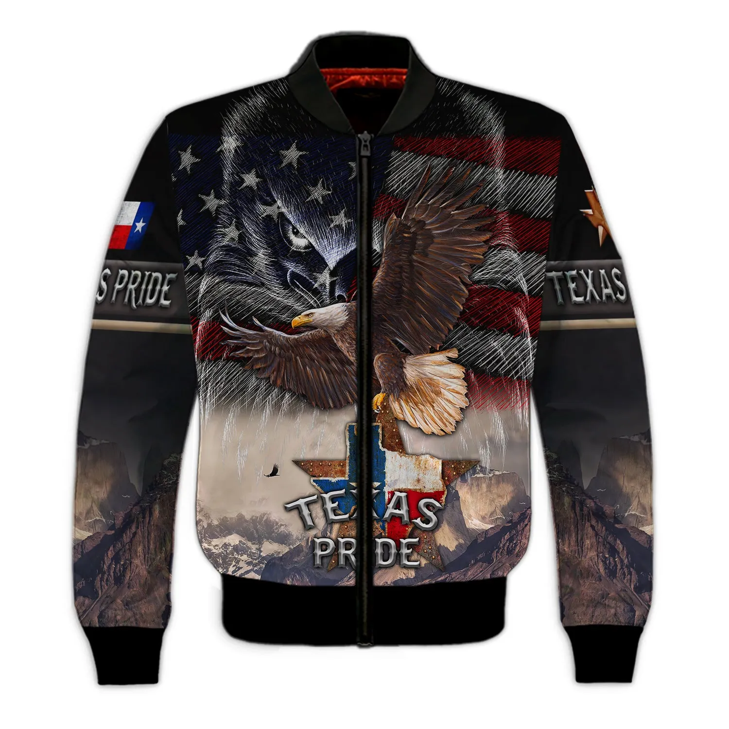 Eagle Texas, Texas Pride, 3D Full Print