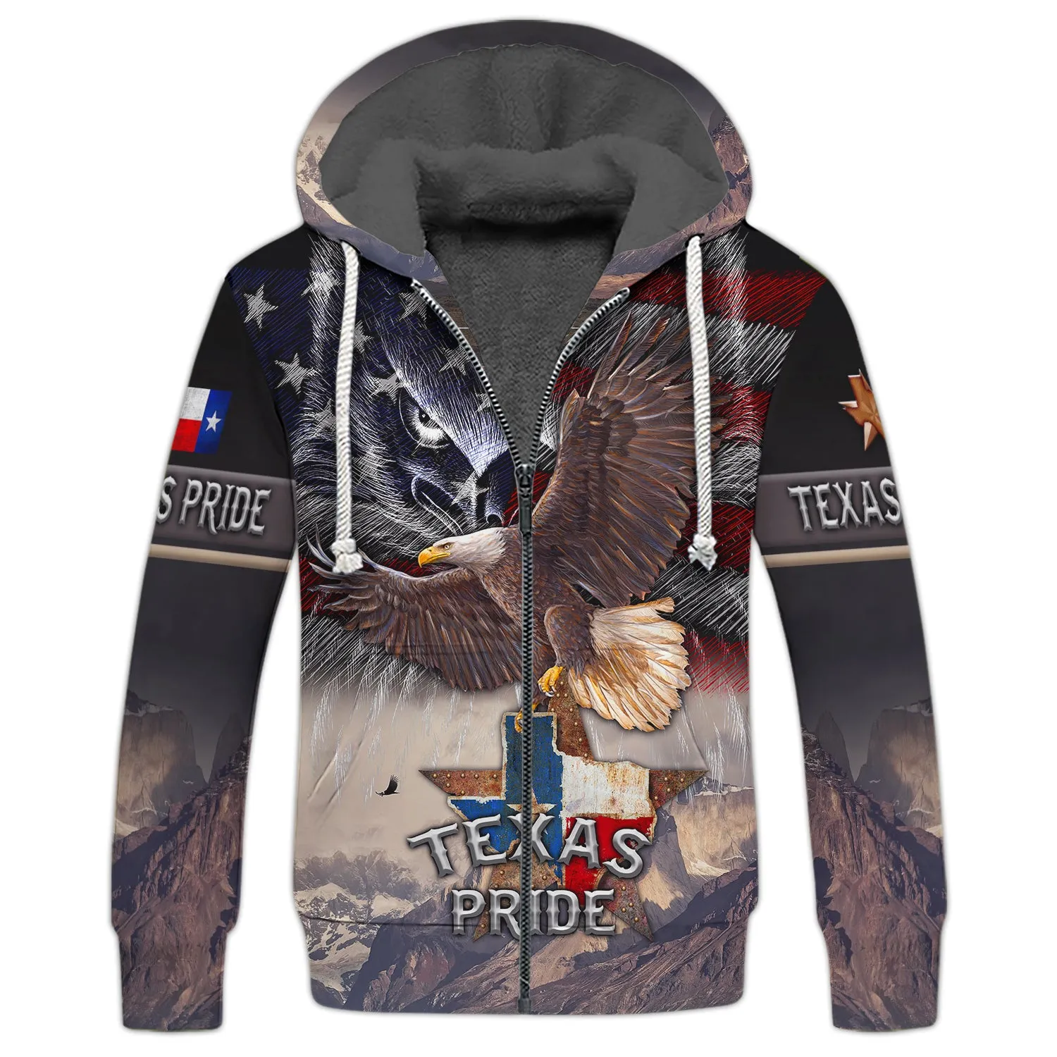 Eagle Texas, Texas Pride, 3D Full Print
